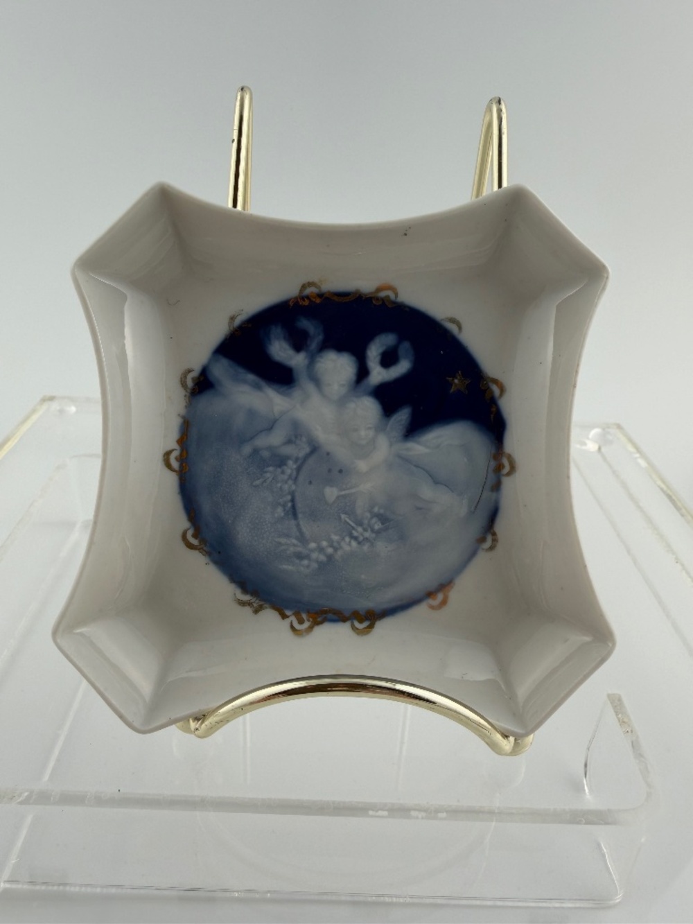 VTG 1930s Camille Theraud Limoges Art Nouveau Pâte-sur-Pâte Trinket Dish